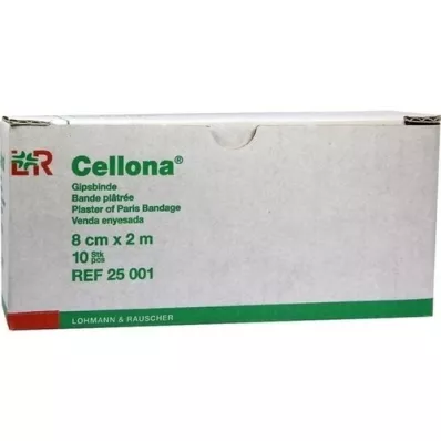 CELLONA Gipsverband 8 cmx2 m, 2X5 st