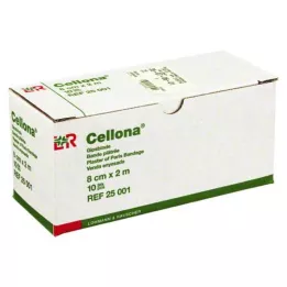 CELLONA Gipsverband 8 cmx2 m, 2X5 st