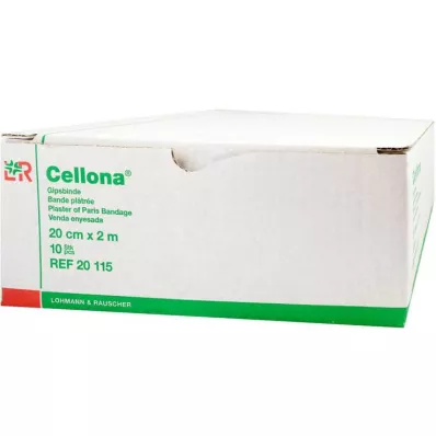CELLONA Gipsverband 20 cmx2 m, 2X5 st