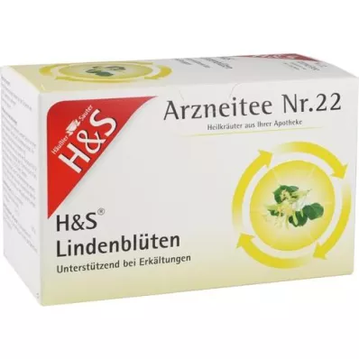 H&amp;S Lindebloesem thee filterzakje, 20X1.8 g