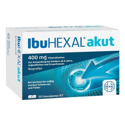 IBUHEXAL acute 400 filmomhulde tabletten, 50 st IBUHEXAL acute 400 filmomhulde tabletten, 50 st