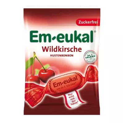 EM-EUKAL Snoepjes wilde kers suikervrij, 75 g