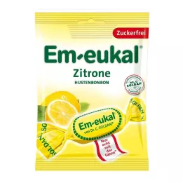 EM-EUKAL Snoepjes citroen suikervrij, 75 g