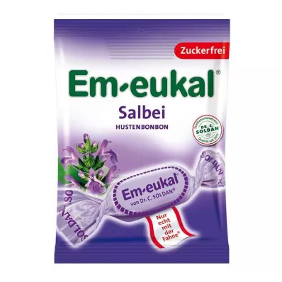 EM-EUKAL Snoepjes salie suikervrij, 75 g EM-EUKAL Snoepjes salie suikervrij, 75 g