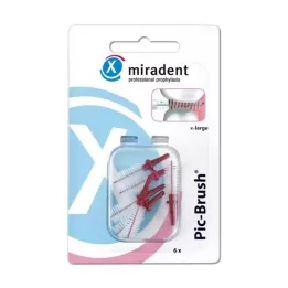 Miradent interdentale rager Pic-Brush x-groot boor, 6 stuks