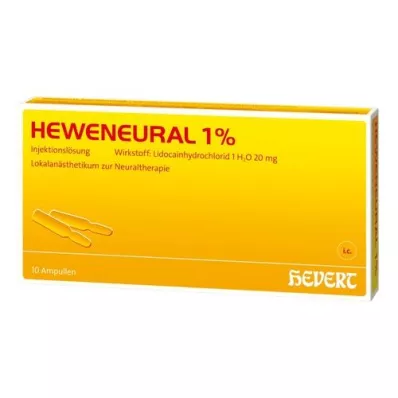 HEWENEURAL 1% ampullen, 10X2 ml