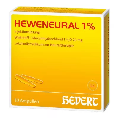 HEWENEURAL 1% ampullen, 10X2 ml HEWENEURAL 1% ampullen, 10X2 ml