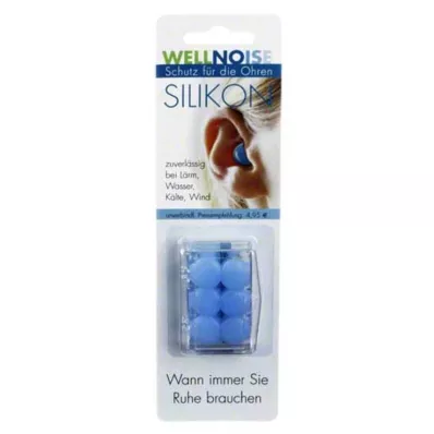 WELLNOISE Oordopjes blauw blister, 3X2 stuks WELLNOISE Oordopjes blauw blister, 3X2 stuks