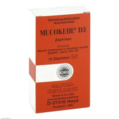MUCOKEHL Zetpillen D 3, 10 stuks MUCOKEHL Zetpillen D 3, 10 stuks