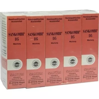 SANKOMBI D 5 druppels, 10X10 ml