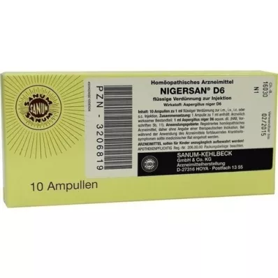 NIGERSAN D 6 Ampullen, 10X1 ml