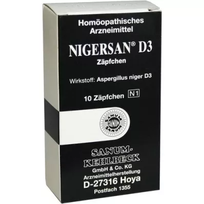 NIGERSAN D 3 zetpillen, 10 stuks