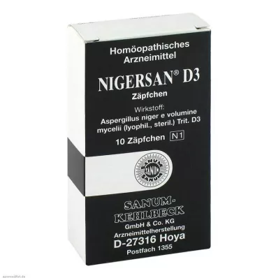 NIGERSAN D 3 zetpillen, 10 stuks