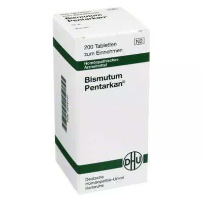 BISMUTUM PENTARKAN Tabletten, 200 stuks