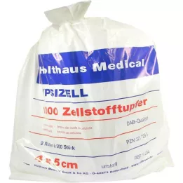 ZELLSTOFFTUPFER Ypsizell 4x5 cm, 1000 stuks
