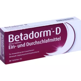 BETADORM D tabletten, 20 stuks