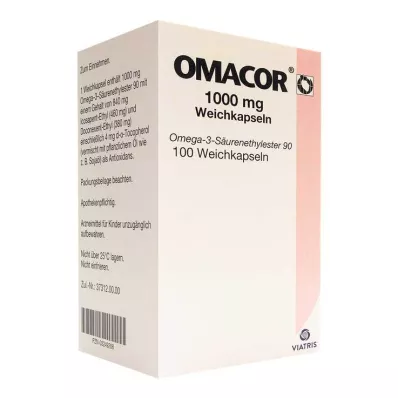 OMACOR Zachte capsules van 1000 mg, 100 stuks OMACOR Zachte capsules van 1000 mg, 100 stuks