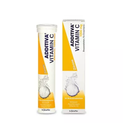 ADDITIVA Vitamine C 1 g bruistabletten, 20 stuks ADDITIVA Vitamine C 1 g bruistabletten, 20 stuks