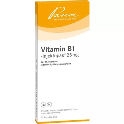VITAMIN B1 INJEKTOPAS 25 mg oplossing voor injectie, 10X1 ml