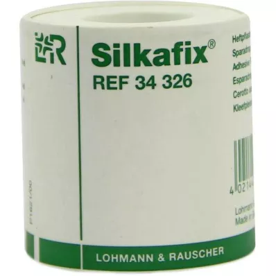 SILKAFIX Nietjesgips 5 cm x 5 m plastic spoel, 1 st