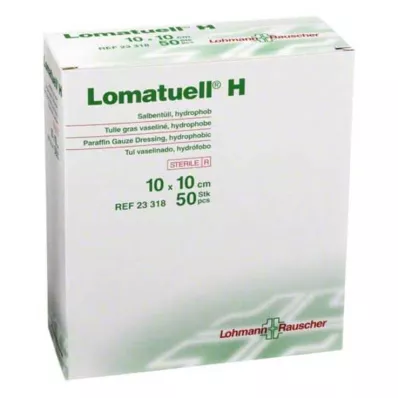 LOMATUELL H Zalf tule 10x10 cm steriel, 50 stuks LOMATUELL H Zalf tule 10x10 cm steriel, 50 stuks