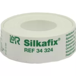 SILKAFIX Nietjesgips 1,25 cm x 5 m plastic spoel, 1 st