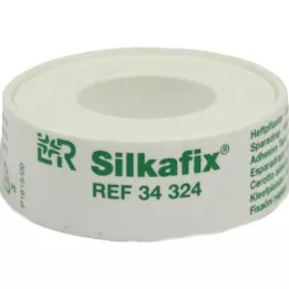 SILKAFIX Nietjesgips 1,25 cm x 5 m plastic spoel, 1 st