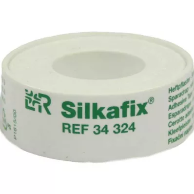 SILKAFIX Nietjesgips 1,25 cm x 5 m plastic spoel, 1 st