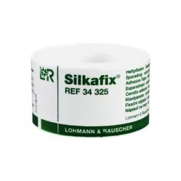 SILKAFIX Nietjesgips 2,5 cm x 5 m plastic spoel, 1 st