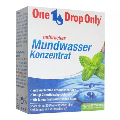 ONE DROP Alleen natuurlijk mondwaterconcentraat, 50 ml ONE DROP Alleen natuurlijk mondwaterconcentraat, 50 ml