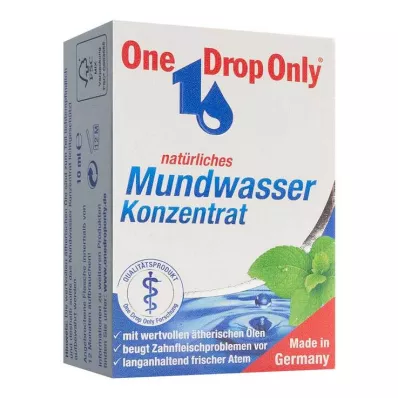 ONE DROP Alleen natuurlijk mondwaterconcentraat, 10 ml