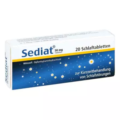 SEDIAT Tabletten, 20 stuks SEDIAT Tabletten, 20 stuks