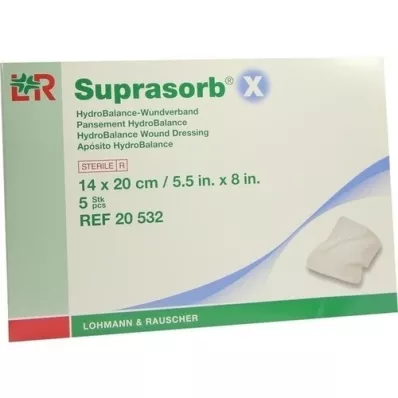 SUPRASORB X HydroBalance wondverband 14x20 cm, 5 st