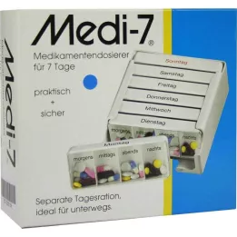 MEDI 7 geneesmiddel dos.f.7 dagen blauw, 1 pc