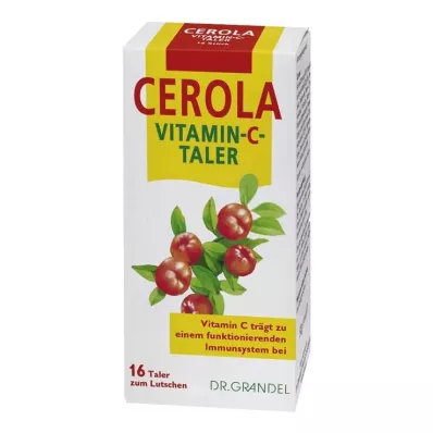 CEROLA Vitamine C Taler Grandel, 16 stuks CEROLA Vitamine C Taler Grandel, 16 stuks