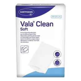 Vala®Clean zachte wegwerpwashandschoenen, 50 stuks
