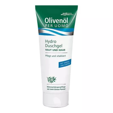 OLIVENÖL PER Uomo Hydro Douche voor Huid &amp; Haar, 200 ml