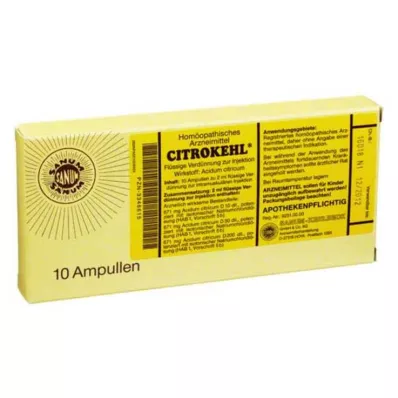 CITROKEHL Ampullen, 10X2 ml CITROKEHL Ampullen, 10X2 ml