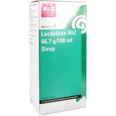 LACTULOSE AbZ 66,7 g/100 ml siroop, 1000 ml