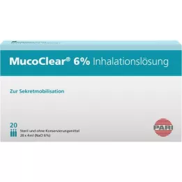 MUCOCLEAR 6% NaCl-inhalatieoplossing, 20X4 ml