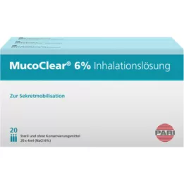 MUCOCLEAR 6% NaCl-inhalatieoplossing, 60X4 ml