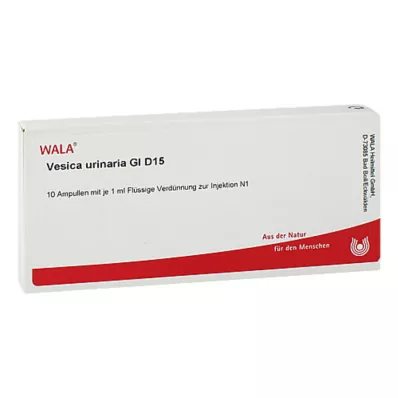 VESICA URINARIA GL D 15 Ampullen, 10X1 ml VESICA URINARIA GL D 15 Ampullen, 10X1 ml