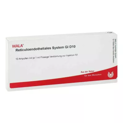 RETICULOENDOTHELIALES Systeem GL D 10 ampullen, 10X1 ml RETICULOENDOTHELIALES Systeem GL D 10 ampullen, 10X1 ml