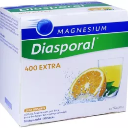 MAGNESIUM DIASPORAL 400 Extra drinkkorrels, 50 stuks