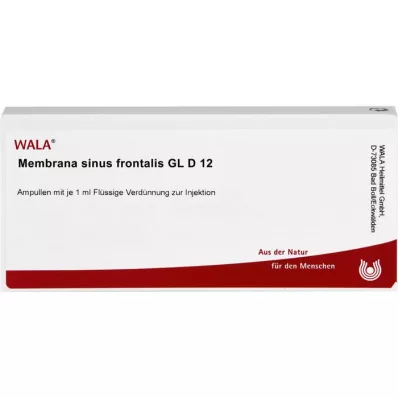 MEMBRANA sinus frontalis GL D 12 ampullen, 10X1 ml