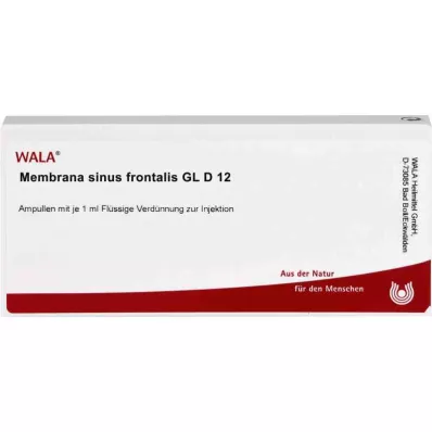 MEMBRANA sinus frontalis GL D 12 ampullen, 10X1 ml