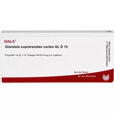 GLANDULA SUPRARENALES cortex GL D 15 ampullen, 10X1 ml