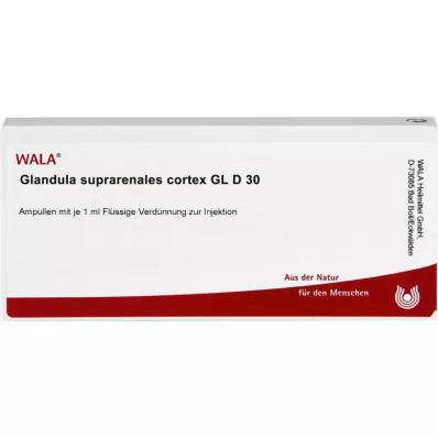 GLANDULA SUPRARENALES cortex GL D 30 ampullen, 10X1 ml