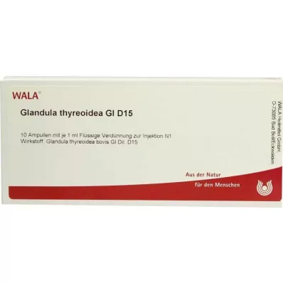 GLANDULA THYREOIDEA GL D 15 Ampullen, 10X1 ml