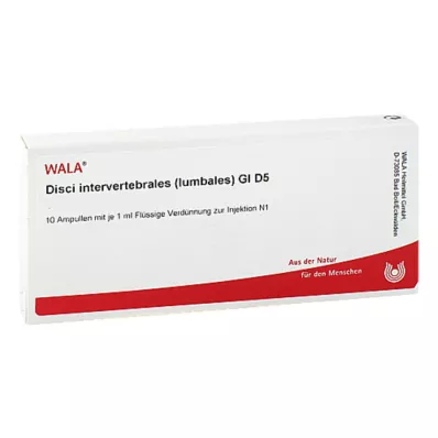 DISCI tussenwervels lumbaal GL D 5 ampullen, 10X1 ml DISCI tussenwervels lumbaal GL D 5 ampullen, 10X1 ml